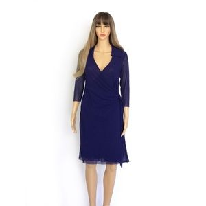 New Sweet Pea by Stacy Frati Purple Midi Dress